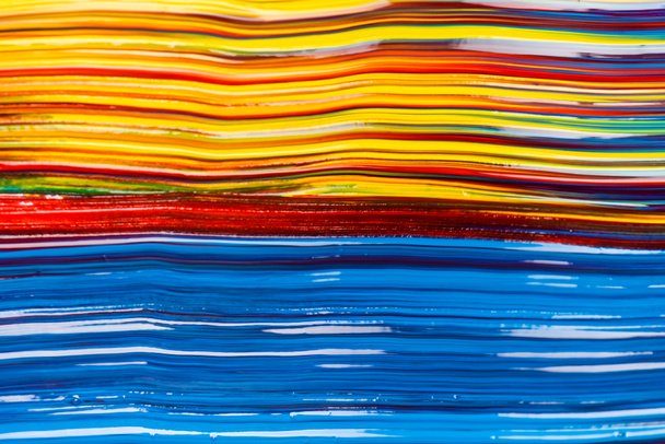 fundo colorido abstrato com pinceladas de pintura - Foto, Imagem