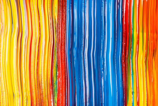 abstract colorful background with paint brushstrokes - Photo, Image