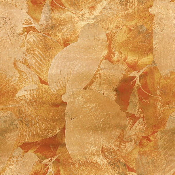 Zlatá žlutá hladký podzimní měkký podzimní vzor - Fotografie, Obrázek