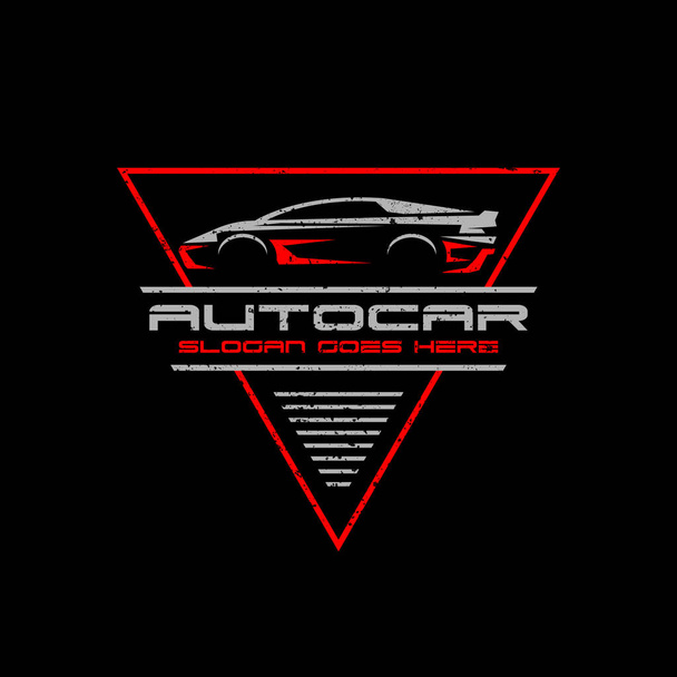 Servizio auto e riparazione logo auto design vettoriale premium, migliore per il modello di logo automobilistico - Vettoriali, immagini