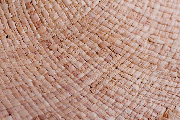 Textura de mimbre, fondo de mimbre de bambú de paja. - Foto, Imagen