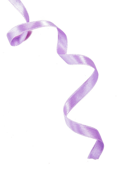 Shiny Purple Satin Ribbon - Photo, Image