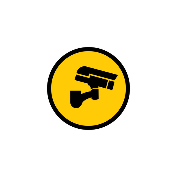 Szablon wektora projektowego kamery CCTV - Wektor, obraz