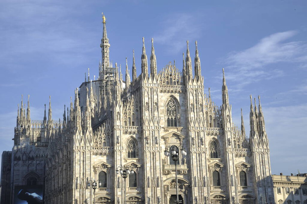 Milánská katedrála, kostel v Miláně, Lombardie, Itálie. - Fotografie, Obrázek