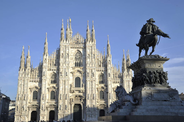 Milanon katedraali, Milanon katedraali, Lombardian katedraali, Italia. - Valokuva, kuva