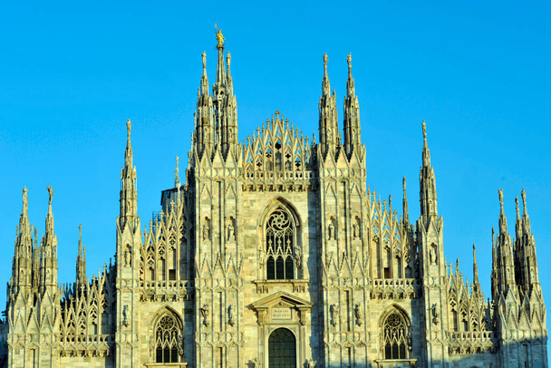 uitzicht op de kathedraal van siena, Italië - Foto, afbeelding