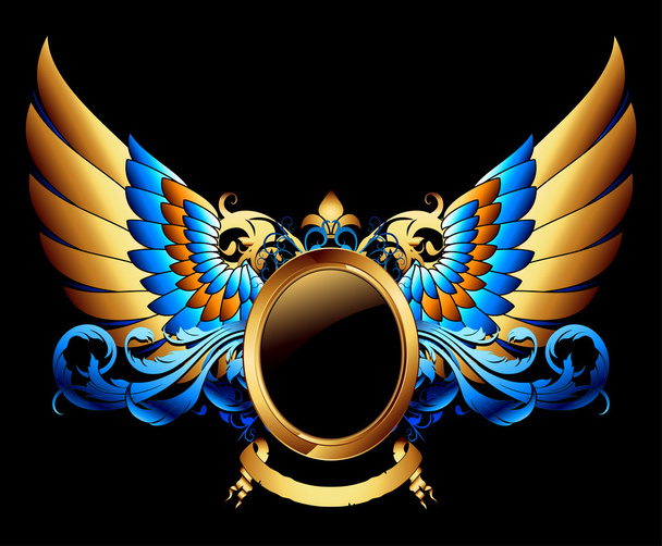 Ornamental shield - Вектор, зображення