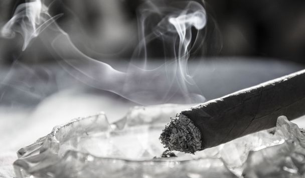 Cigar smoke  - Photo, Image