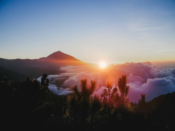Sunset at the Chipeque Viewpoint. Teide - Photo, image