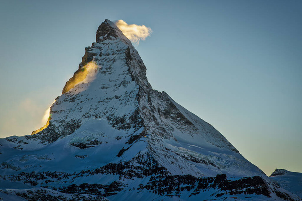 Talvi Ihmemaa Zermatt, Matterhorn, Sveitsi - Valokuva, kuva