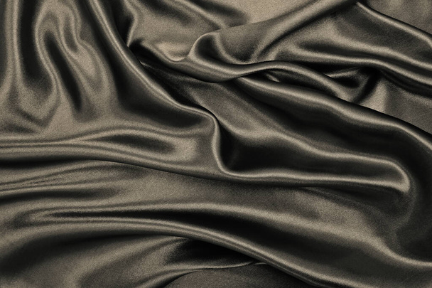 Smooth elegant brown silk or satin texture can use as abstract background. Luxurious background design. In Sepia toned. Retro style - Φωτογραφία, εικόνα
