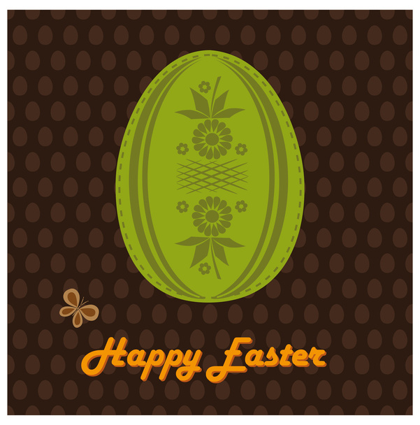 Mutlu Paskalya kartları illüstrasyon - Vektör, Görsel