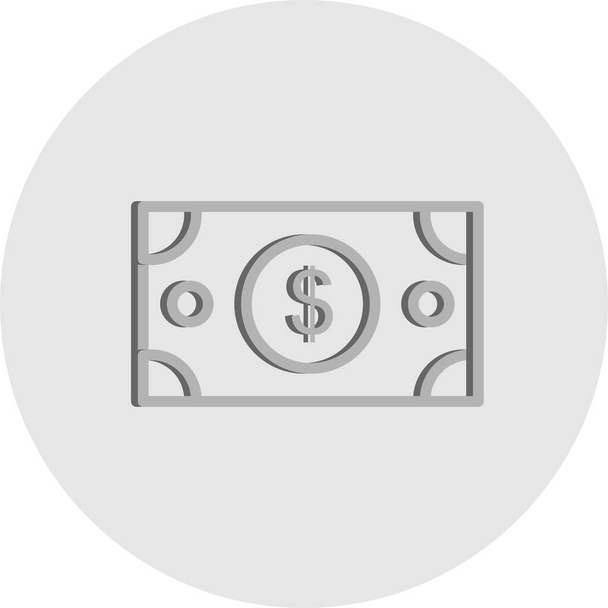 vector Dollar  icon, simple vector illustration - Вектор, зображення