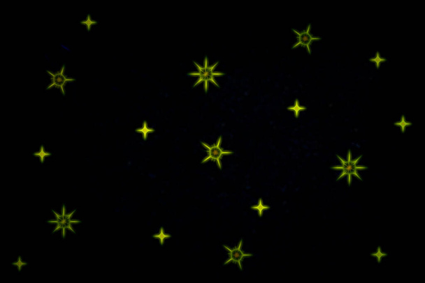 Зоряна ніч. Абстрактний синій фон з яскравими зірками
 - Фото, зображення