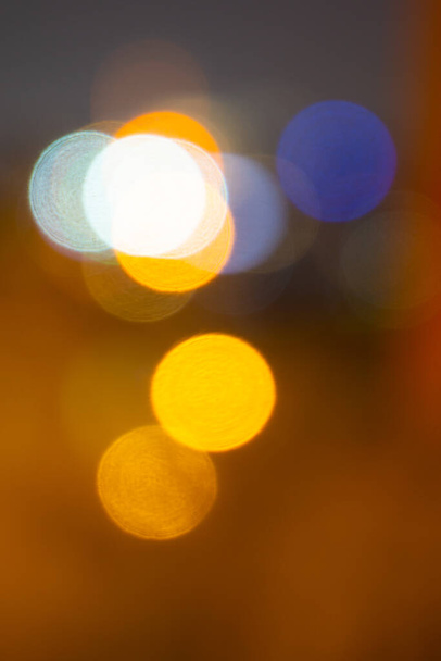 Sokak Işıkları Arkaplan Fotoğrafı Renkli Bokeh - Fotoğraf, Görsel