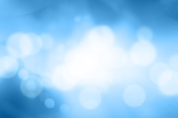 Blue gradient blurred bokeh abstract background. - Foto, immagini
