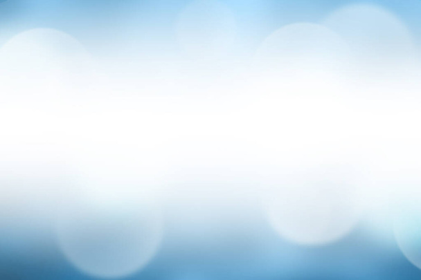 Blurred light blue gradient bokeh abstract background. - Fotografie, Obrázek