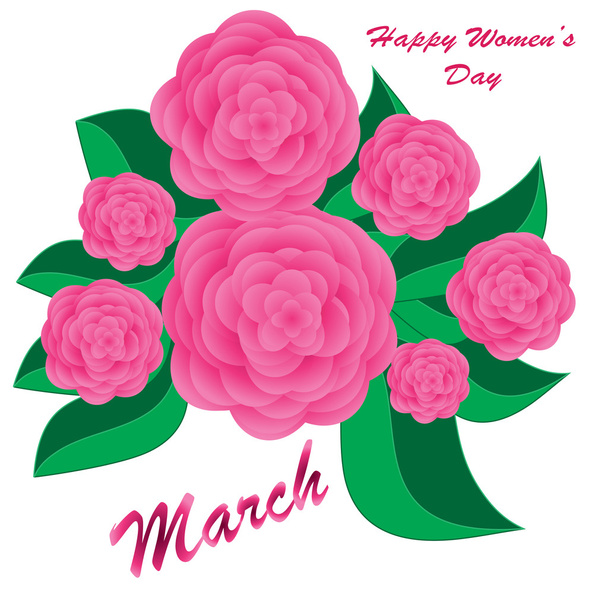 Happy Women's Day background - Foto, afbeelding