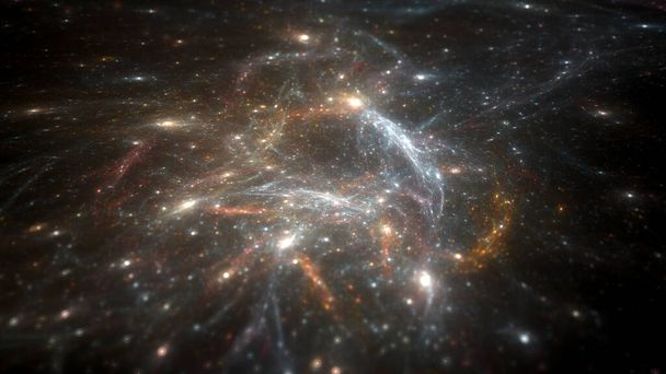 Αστέρια φόντο, βαθιά απεικόνιση του διαστήματος - Φωτογραφία, εικόνα