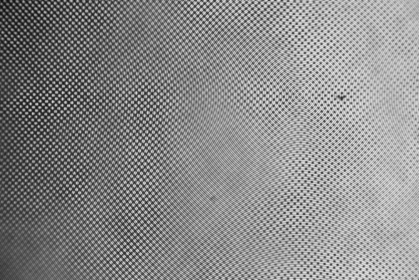 Mustavalkoinen abstrakti tausta. Samankeskiset ympyrät ja pisteet - Valokuva, kuva