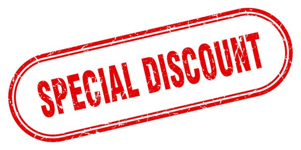 special discount stamp. rounded grunge sign on white background - Διάνυσμα, εικόνα
