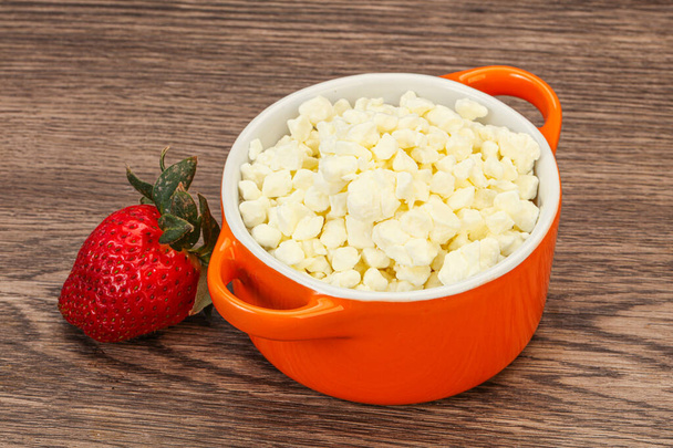 Dietary food - grain cottage cheese in the bowl - Photo, Image