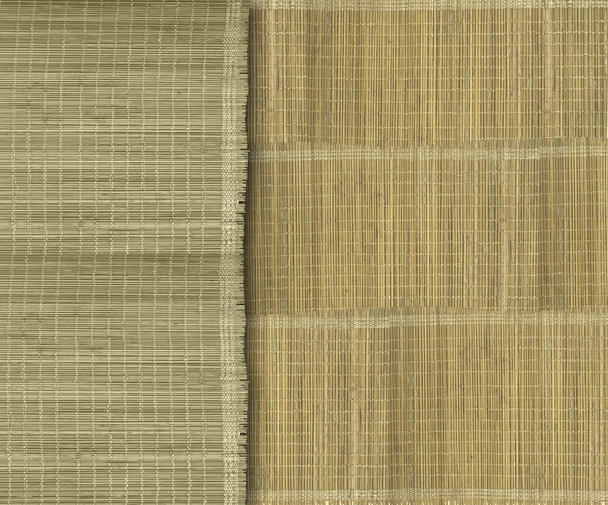 aardse groen en geel bamboe strip achtergrond - Foto, afbeelding