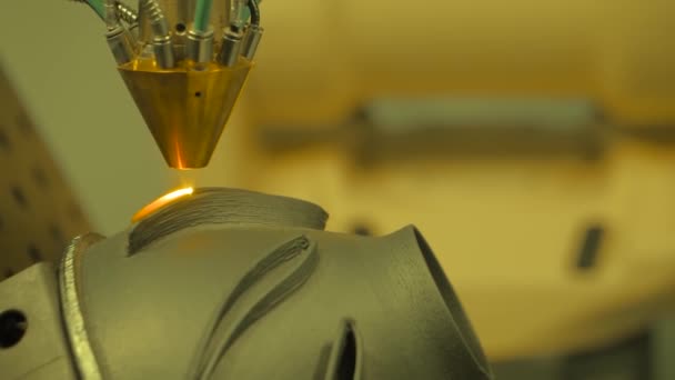 Laser sulaminen, jauhe spray valmistustekniikka - suora metalli laskeuma - Materiaali, video