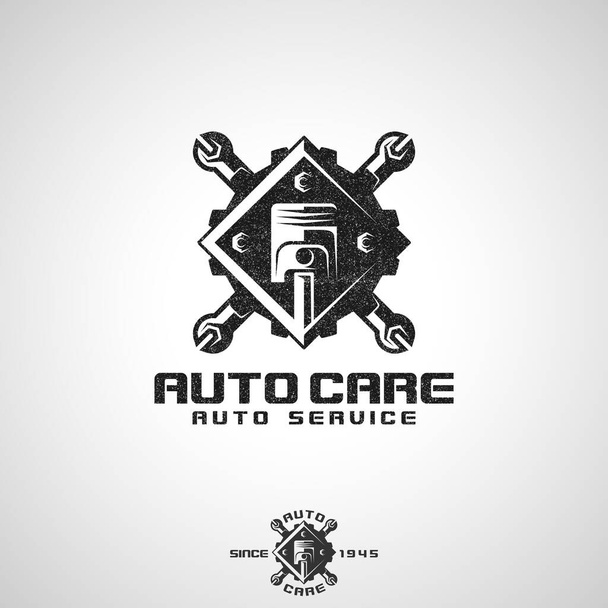 Auto onderhoud - Auto service Logo - Vector, afbeelding