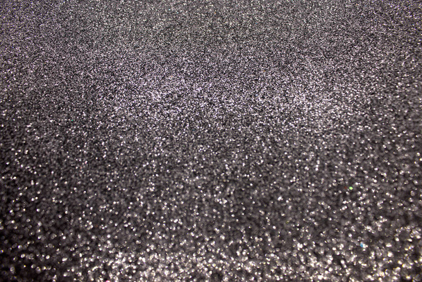 Black glitter shiny background - Photo, Image