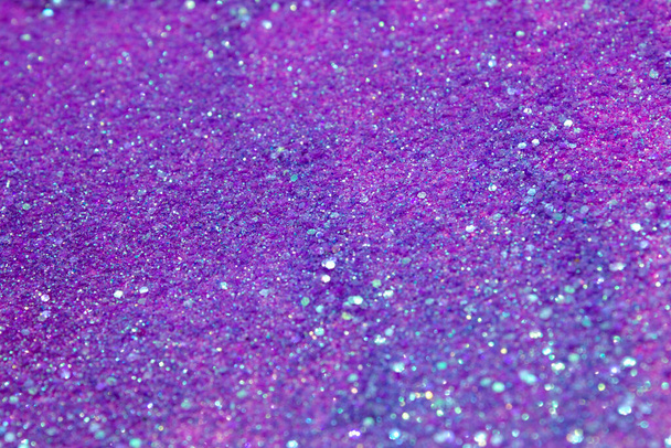 Purple glitter holographic background - Photo, Image