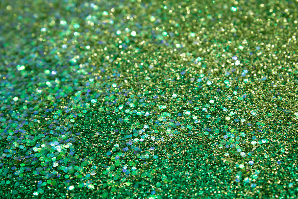 Vihreä glitter ja paljetteja holografinen tausta - Valokuva, kuva