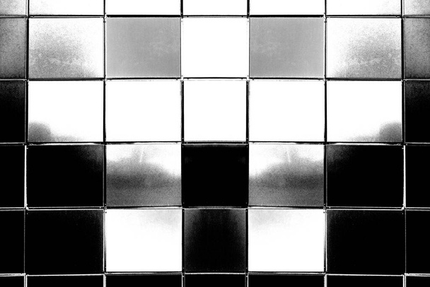 абстрактные черно-белые цифровые обои - Фото, изображение