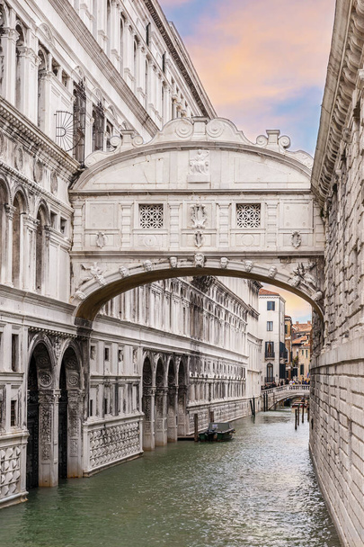 Híd Sóhajok, emblematikus Velence Veneto, Olaszország - Fotó, kép