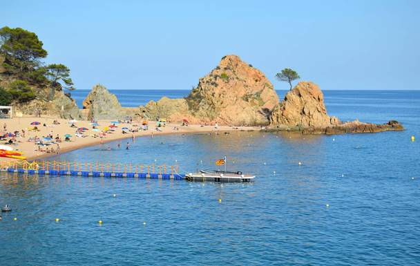 Maisemia kohteessa Tossa de Mar, Costa Brava Katalonia Spai - Valokuva, kuva