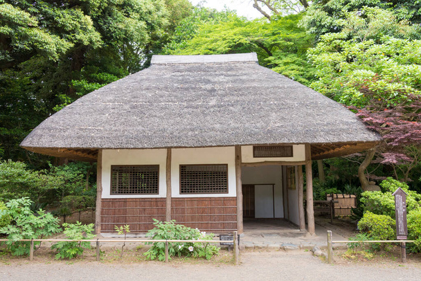 Токио, Япония - Сад Коишива Корэн в Токио, Япония. Он был построен в начале периода Эдо (1600-1867) в Токийской резиденции филиала Мито правящей семьи Токугава.. - Фото, изображение