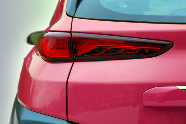 The tail lights on a luxury passenger car - Photo, Image
