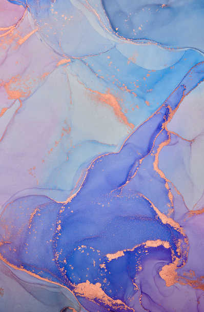 Tinta de álcool cores translúcidas. Abstrato fundo textura mármore multicolorido. Papel de embrulho de design, papel de parede. Misturando tintas acrílicas. Arte fluida moderna. Padrão de tinta de álcool - Foto, Imagem