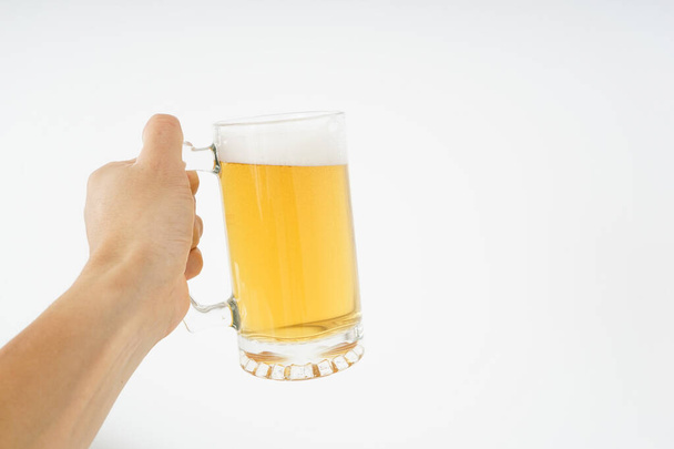bier en toast imago - Foto, afbeelding
