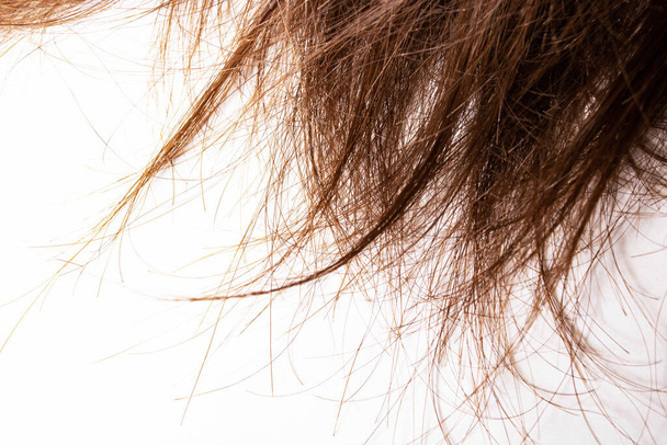 Κόκκινα μαλλιά κοντά, φόντο για κείμενο ή υφή - Φωτογραφία, εικόνα