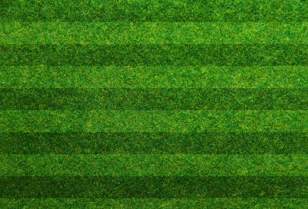 groen gras voetbalveld achtergrond  - Foto, afbeelding