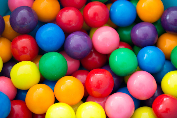 This is a closeup photograph of Gumballs - Photo, Image