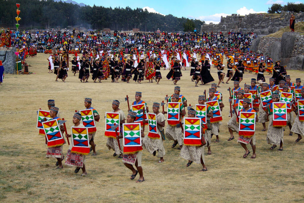 Inti Raymi festival, Cusco, Sacsayhuaman, Peru - Valokuva, kuva