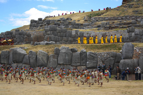 Inti Raymi festival, Cusco, Sacsayhuaman, Peru - Foto, imagen