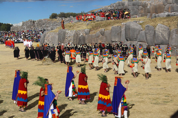 Inti Raymi festival, Cusco, Sacsayhuaman, Peru - Фото, зображення