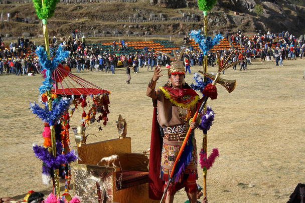 Inti Raymi festival, Cusco, Sacsayhuaman, Peru - Fotografie, Obrázek