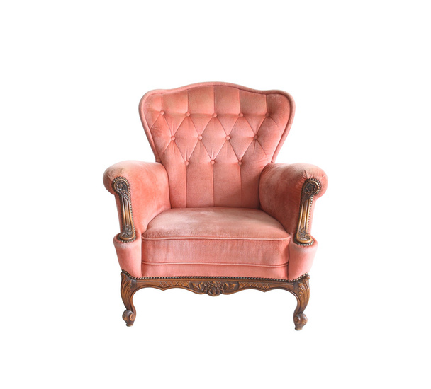 Luxurious armchair isolate with clipng part - Photo, Image