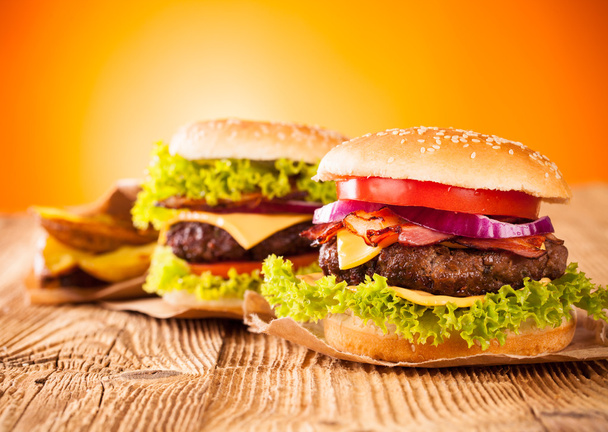 Fresh hamburgers - Photo, Image