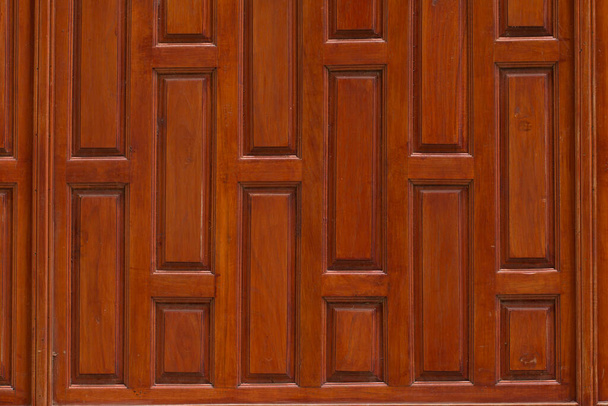 Antigua textura del panel de pared de madera para el fondo, estilo de textura vintage. - Foto, imagen