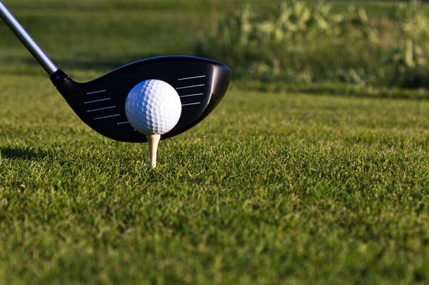 golfbal en stuurprogramma  - Foto, afbeelding